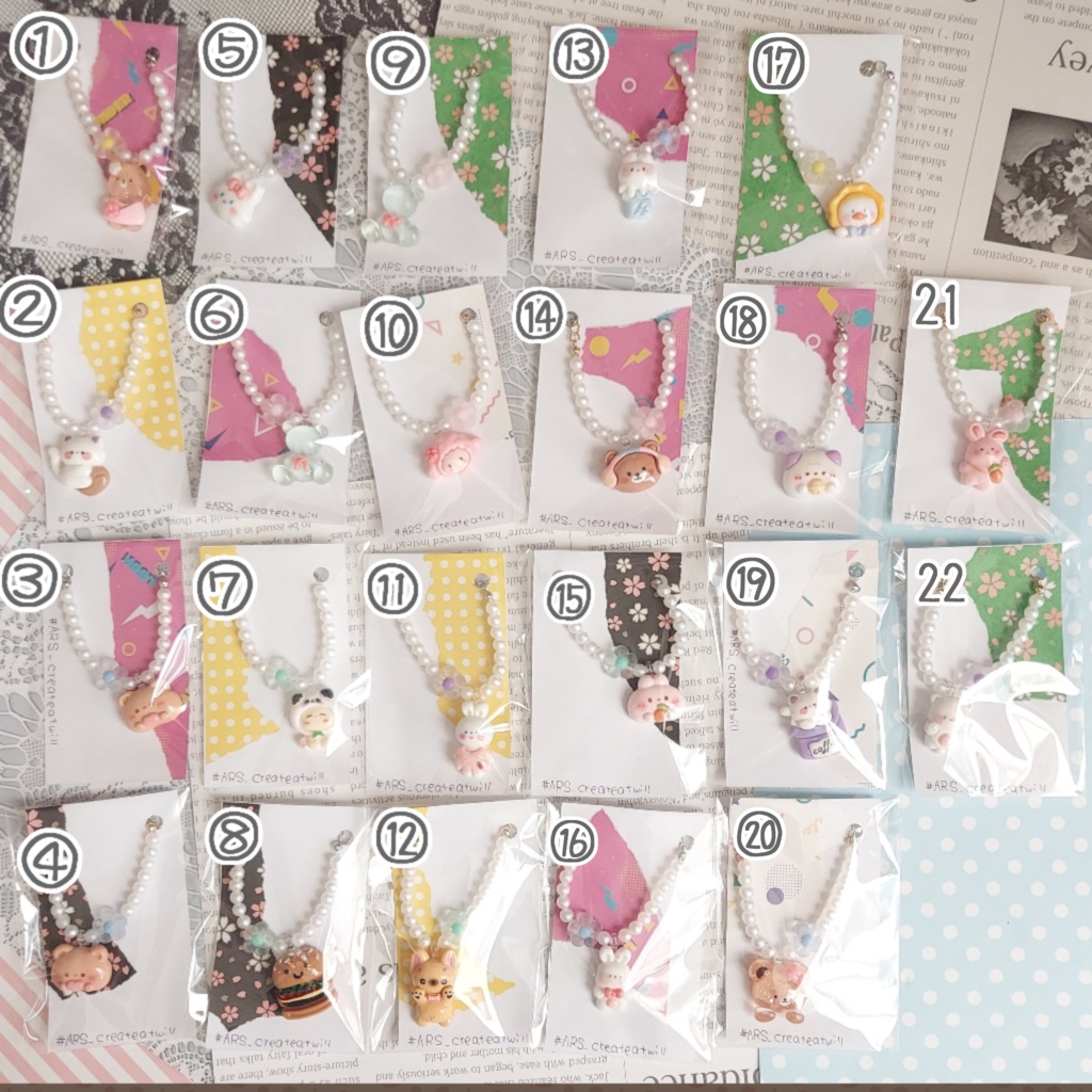 ネックレス、ポシェット