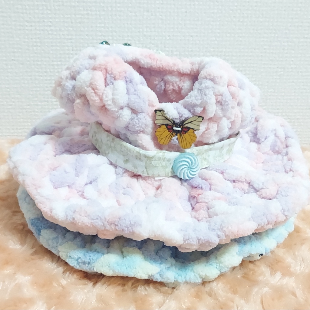 【SALE】フリルワンピース【無ぬい20~30cm】