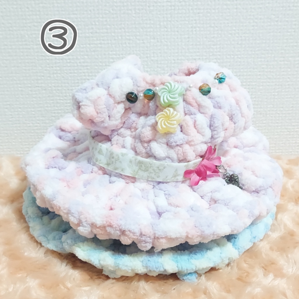 【SALE】フリルワンピース【無ぬい20~30cm】