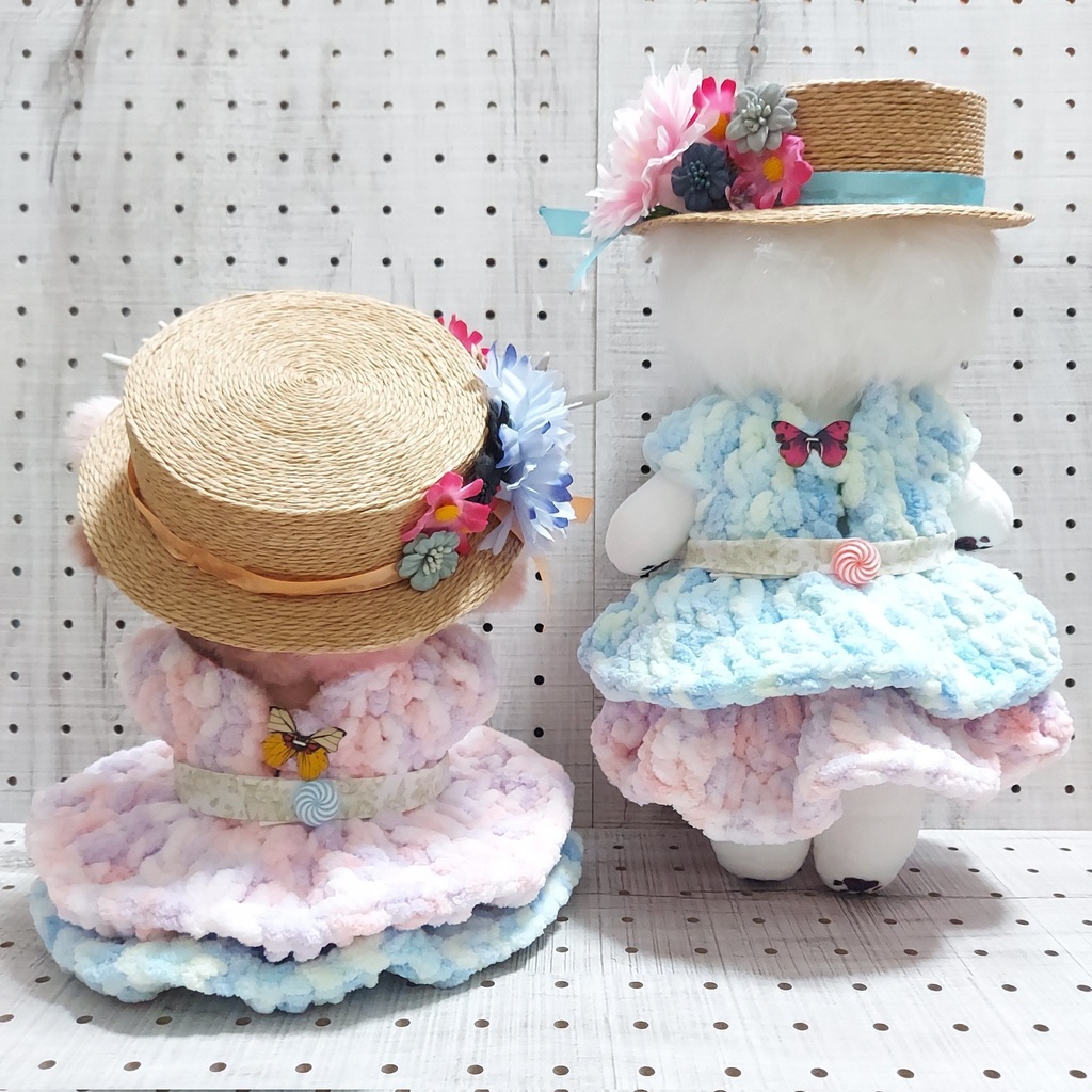 【SALE】フリルワンピース【無ぬい20~30cm】