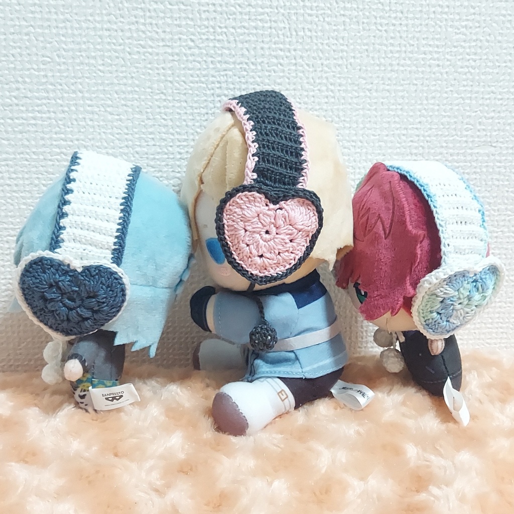 ハートのイヤーマフ【ちびぐるみ】
