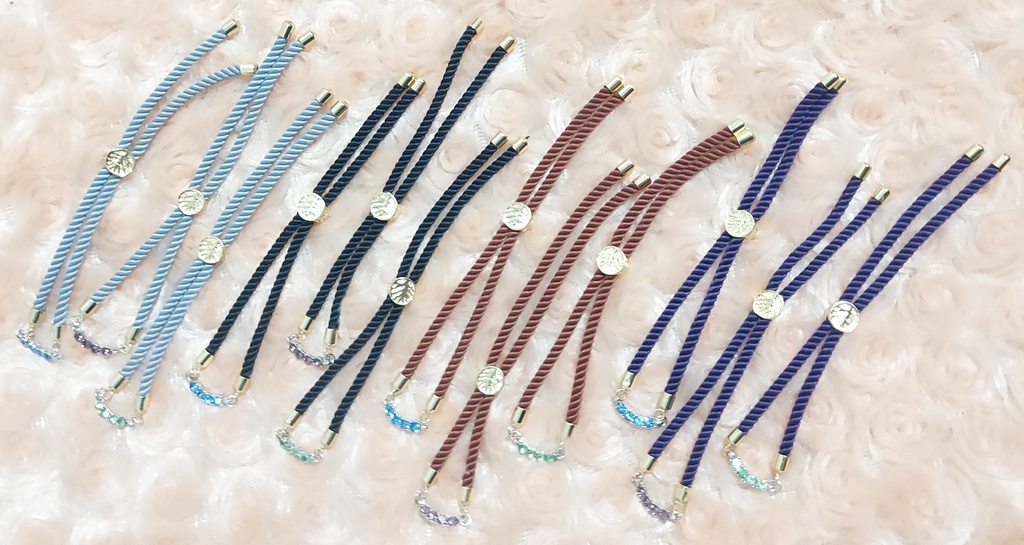 ガラスストーンネックレス&ループタイ【ちみけも、たぴ】