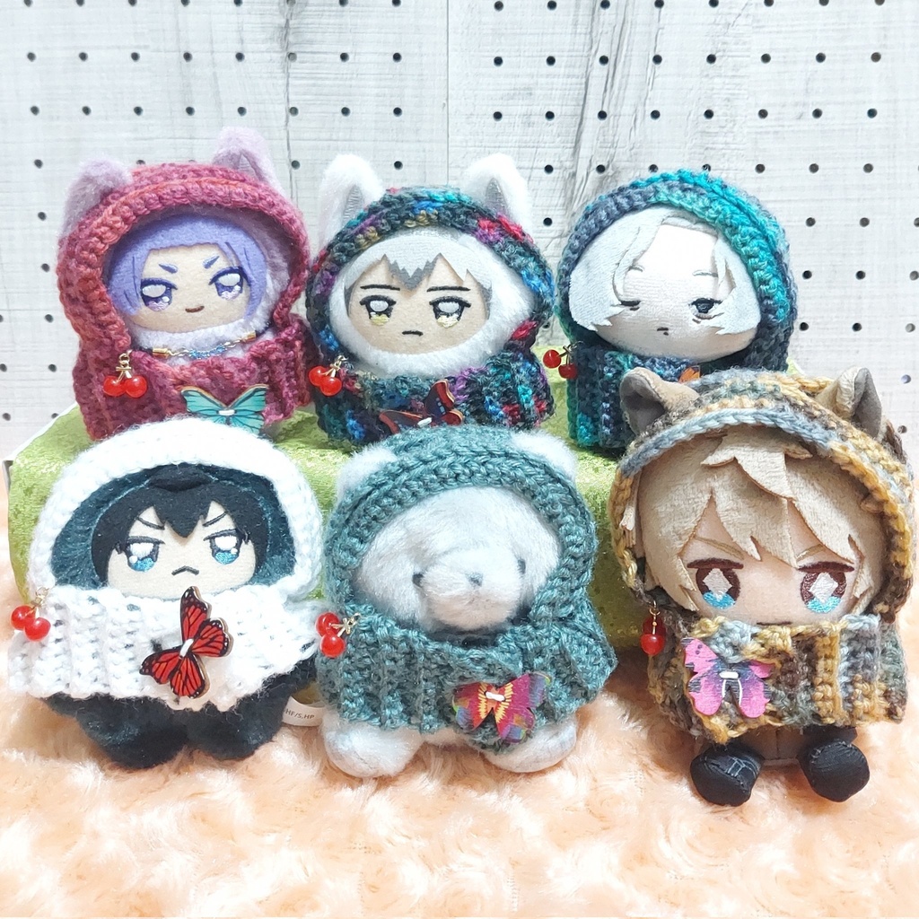 フード(ボンネット)付きケープ【ちみけも】