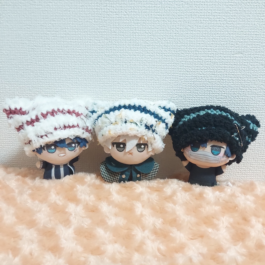 もこもこ猫耳ニット帽【ちびぐるみ】