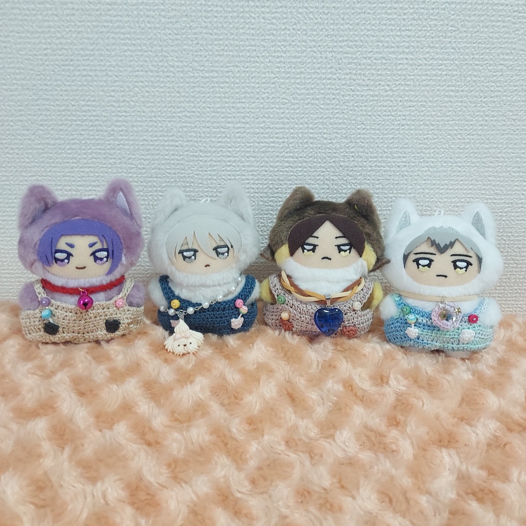 ちみけも サロペットストーンハートチョーカーネックレス