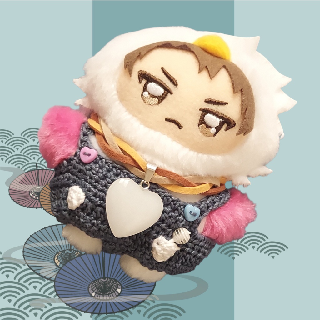 ちみけも サロペットストーンハートチョーカーネックレス