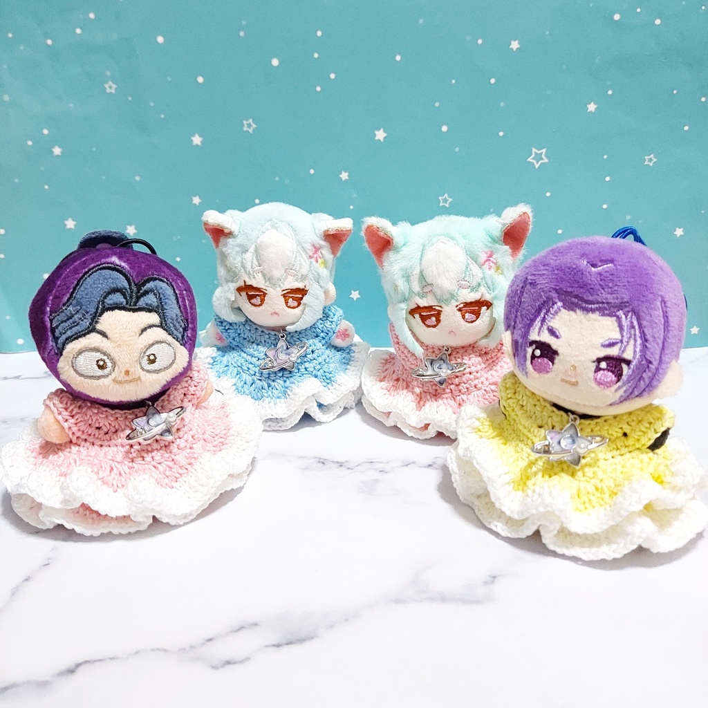 フリルワンピース【無ぬい5cm、ほわぬい】