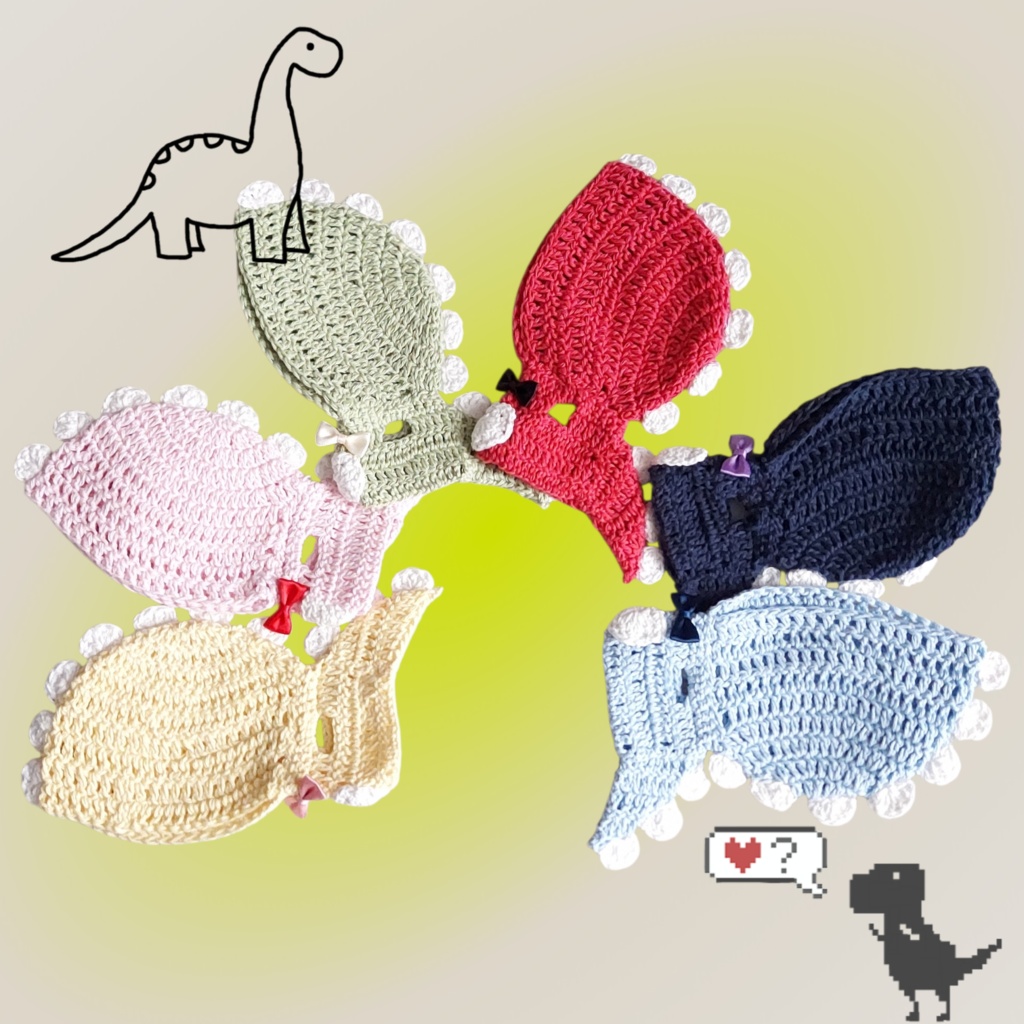 恐竜パーカー【ちびぐるみ、きらどる】