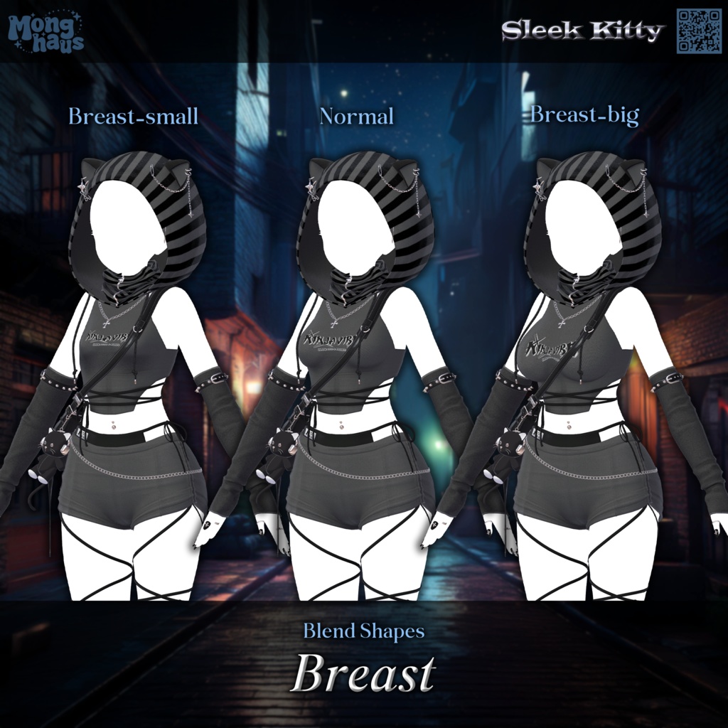 【12アバター対応】Sleek Kitty🐈⬛