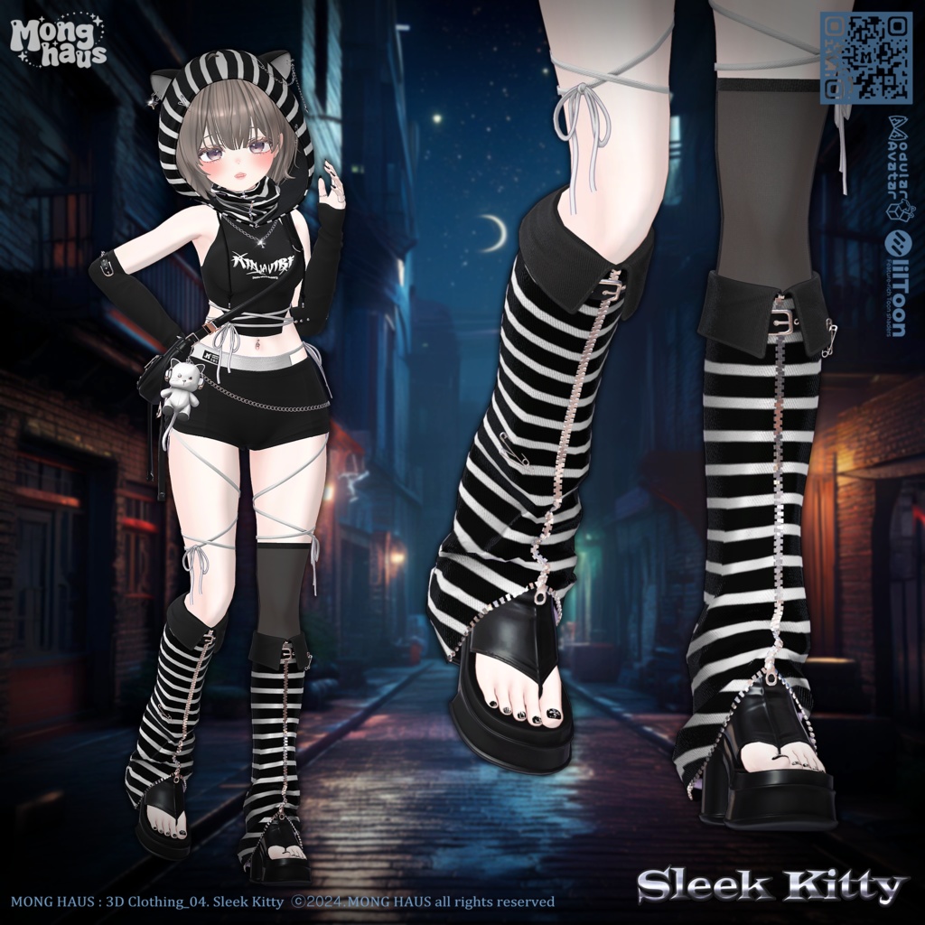 【12アバター対応】Sleek Kitty🐈⬛