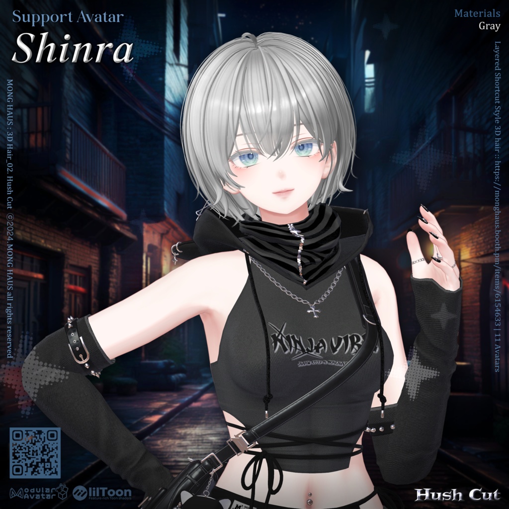 【12アバター対応】Hush Cut🐾