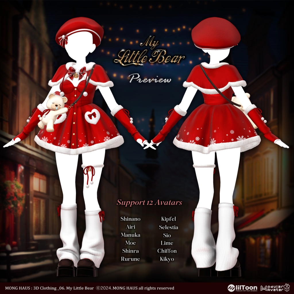 【12アバター対応】My Little Bear 🎁
