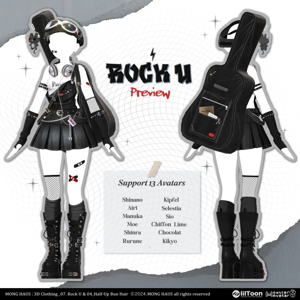 【15アバター対応】Rock U ⚡