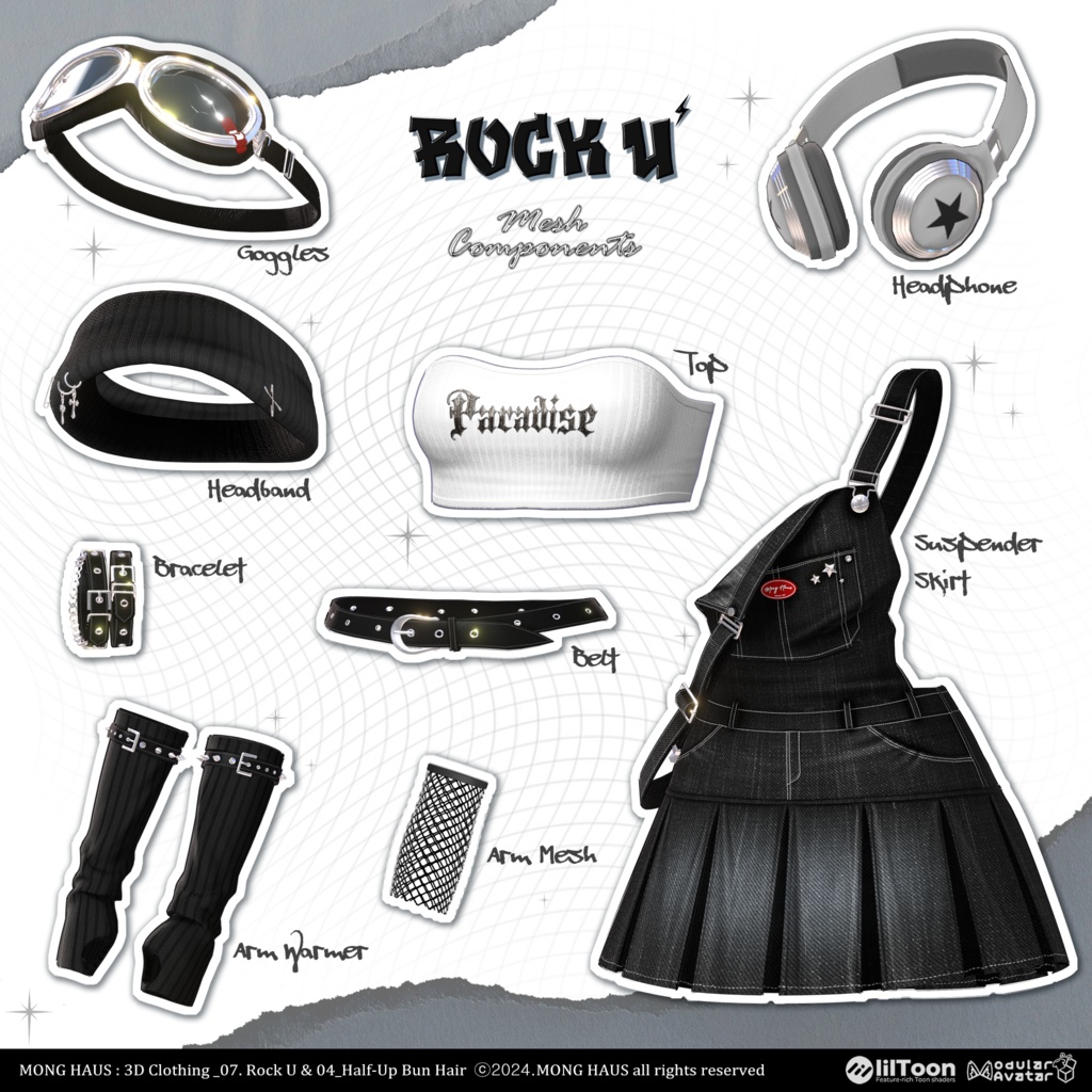 【15アバター対応】Rock U ⚡