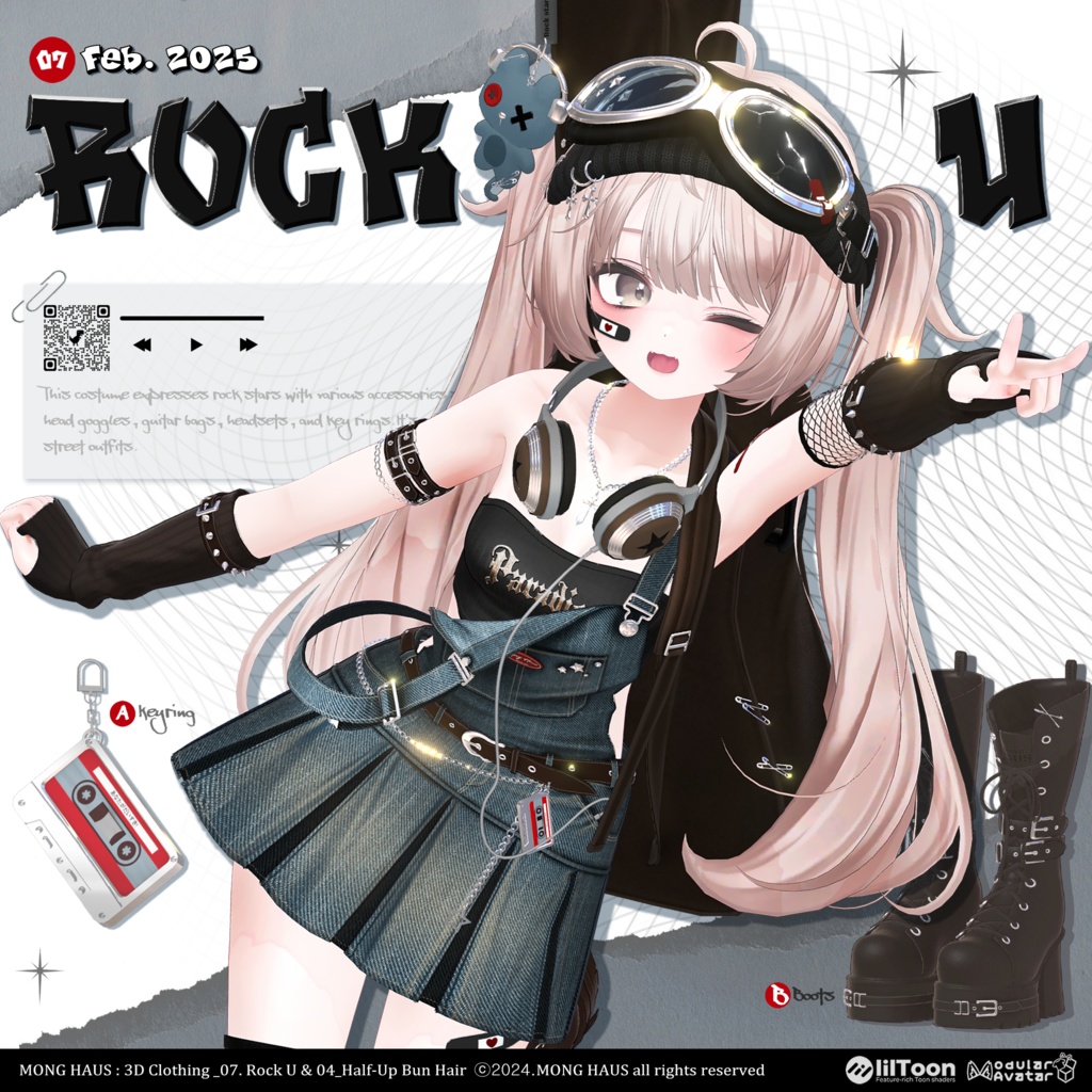 🔥SALE🔥【MILFY 対応】MONGHAUS Clothing & Hair SET