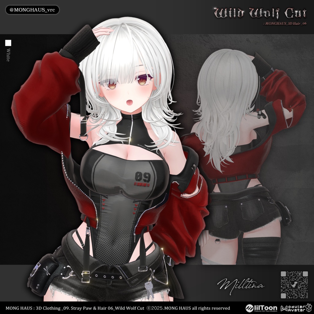 【16アバター対応】Wild Wolf Cut🔒