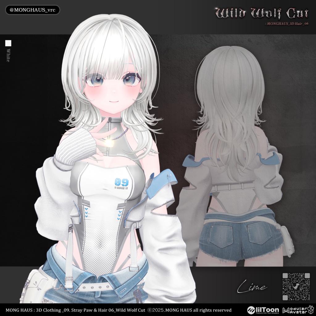 【16アバター対応】Wild Wolf Cut🔒