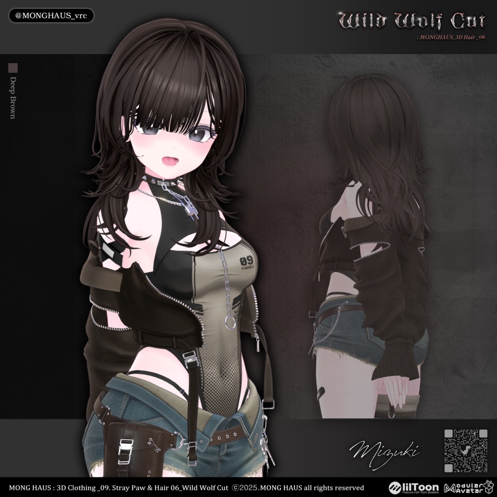 【16アバター対応】Wild Wolf Cut🔒