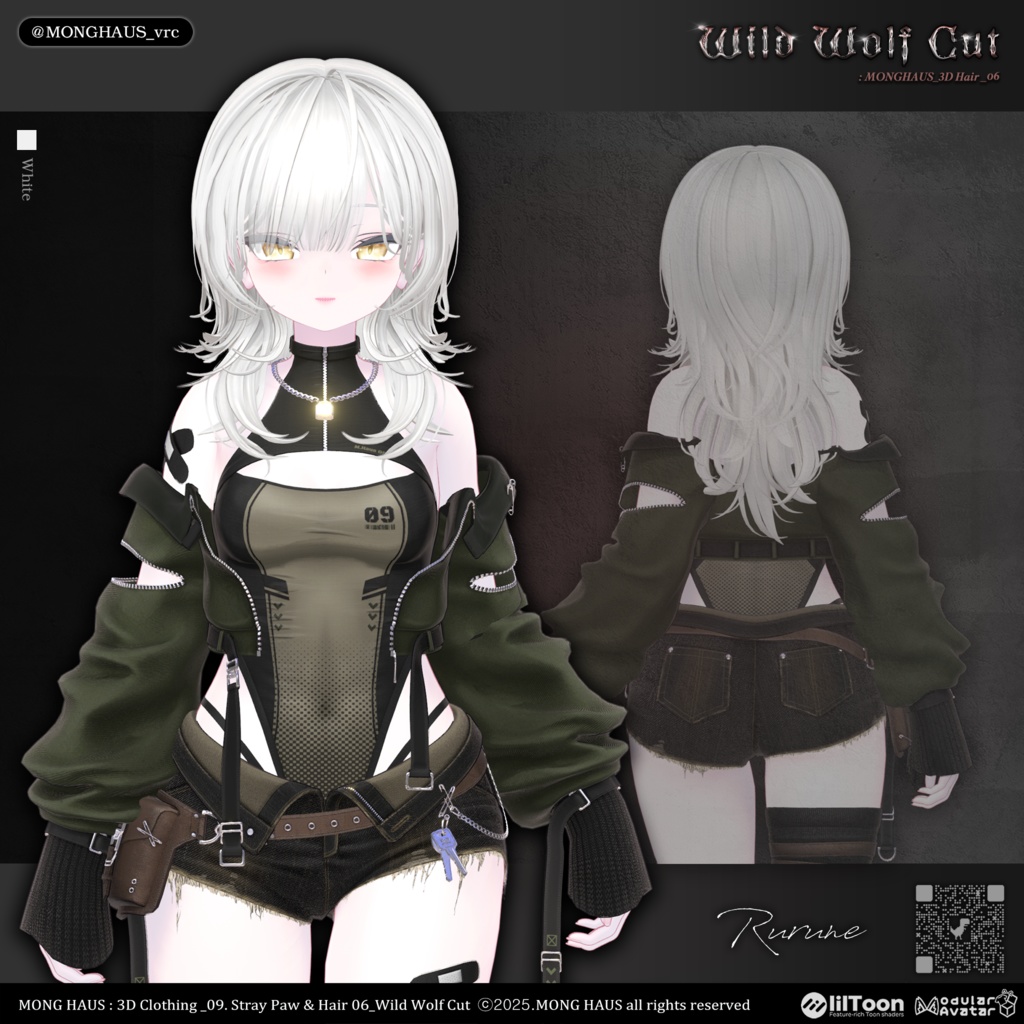 【16アバター対応】Wild Wolf Cut🔒