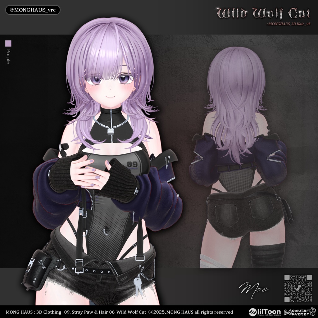 【16アバター対応】Wild Wolf Cut🔒