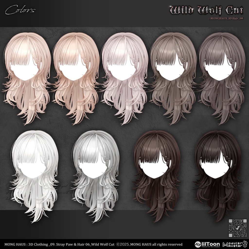 【16アバター対応】Wild Wolf Cut🔒