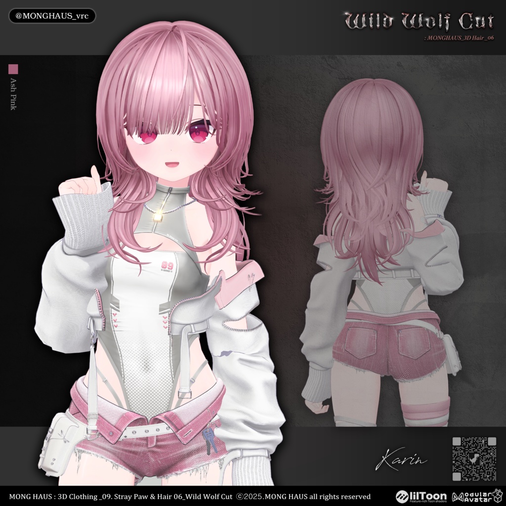 【16アバター対応】Wild Wolf Cut🔒