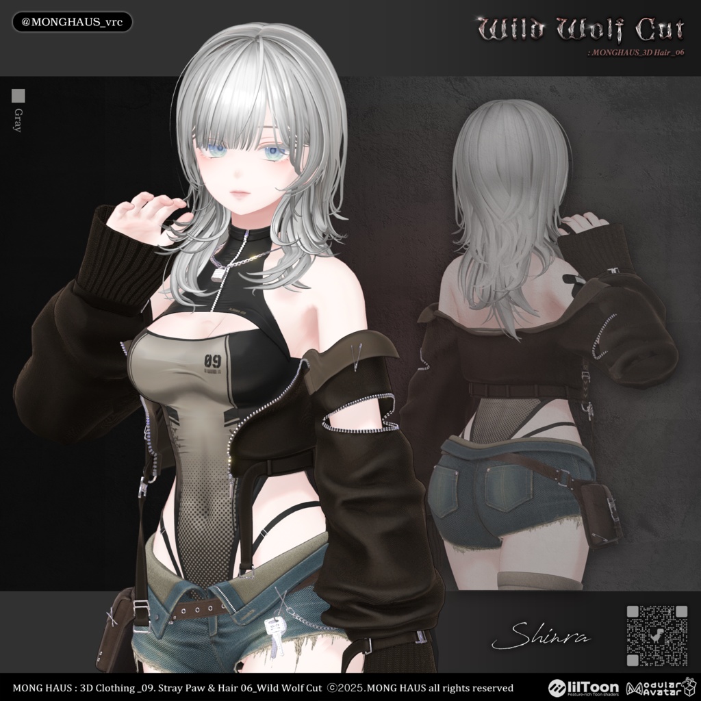 【16アバター対応】Wild Wolf Cut🔒