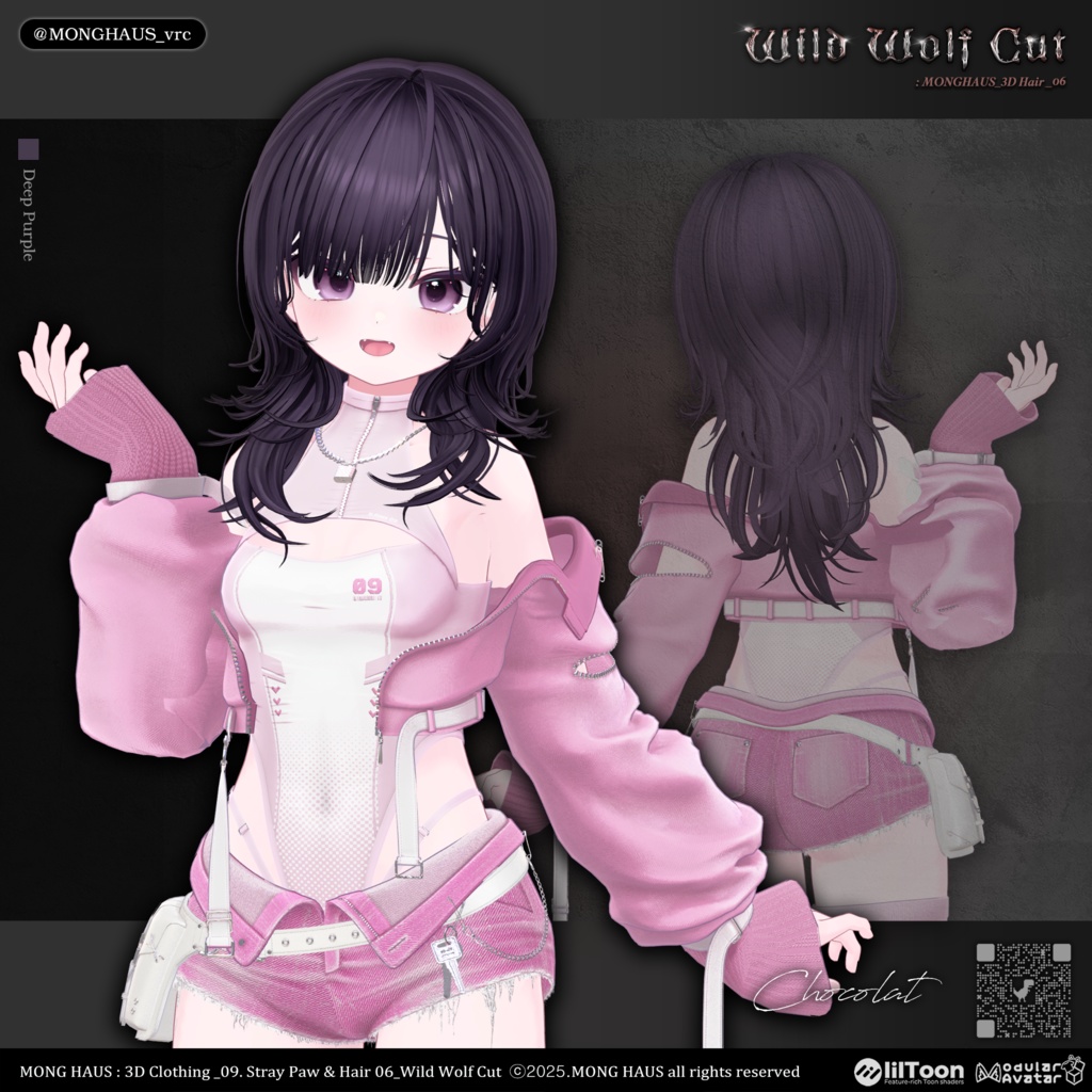 【16アバター対応】Wild Wolf Cut🔒