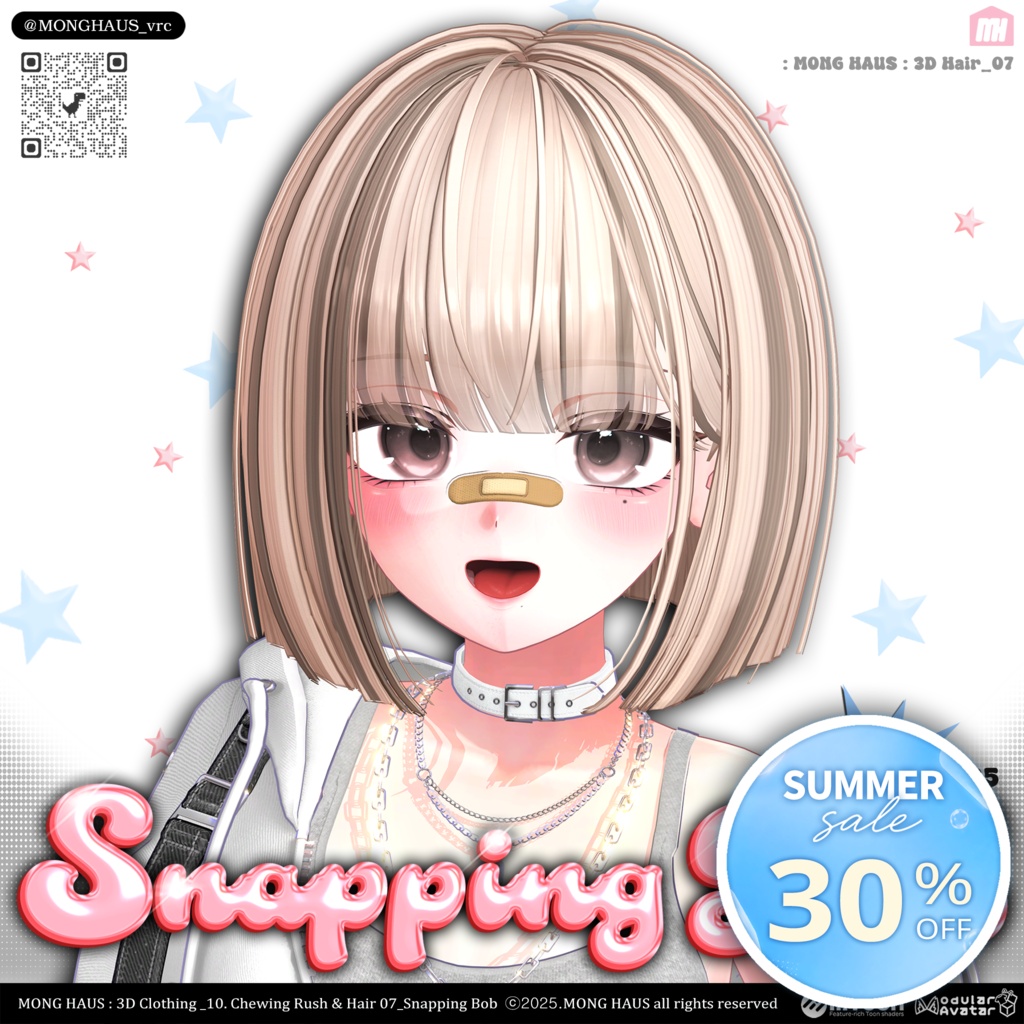 【20アバター対応】Snapping Bob🫧