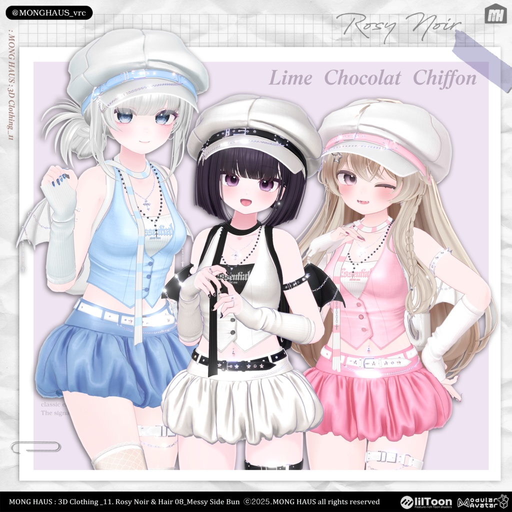 【15アバター対応】Rosy Noir🌹