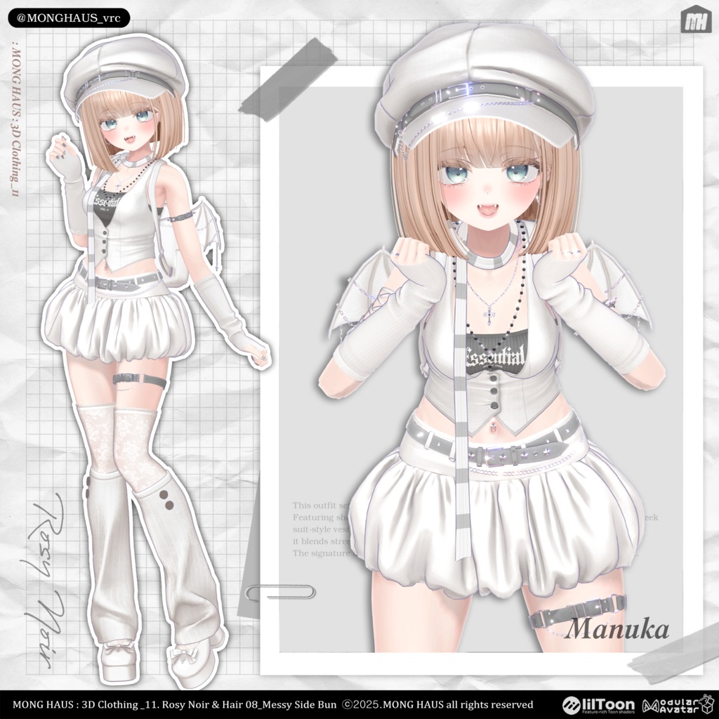 【15アバター対応】Rosy Noir🌹