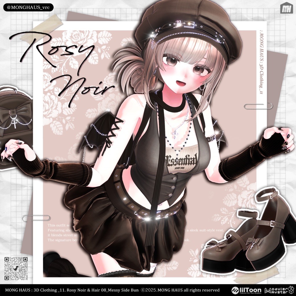 🔥EVENT🔥【12アバター対応】Rosy Noir🌹
