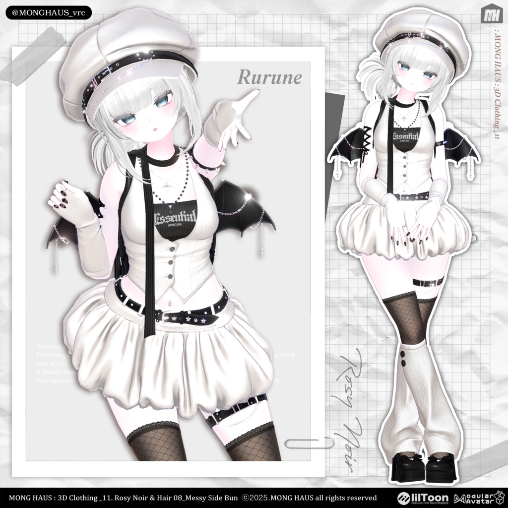 【15アバター対応】Rosy Noir🌹