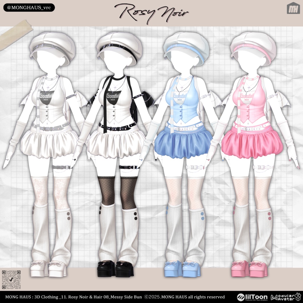 【15アバター対応】Rosy Noir🌹