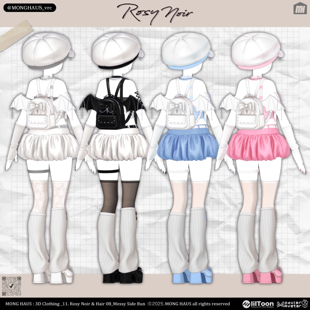 【15アバター対応】Rosy Noir🌹