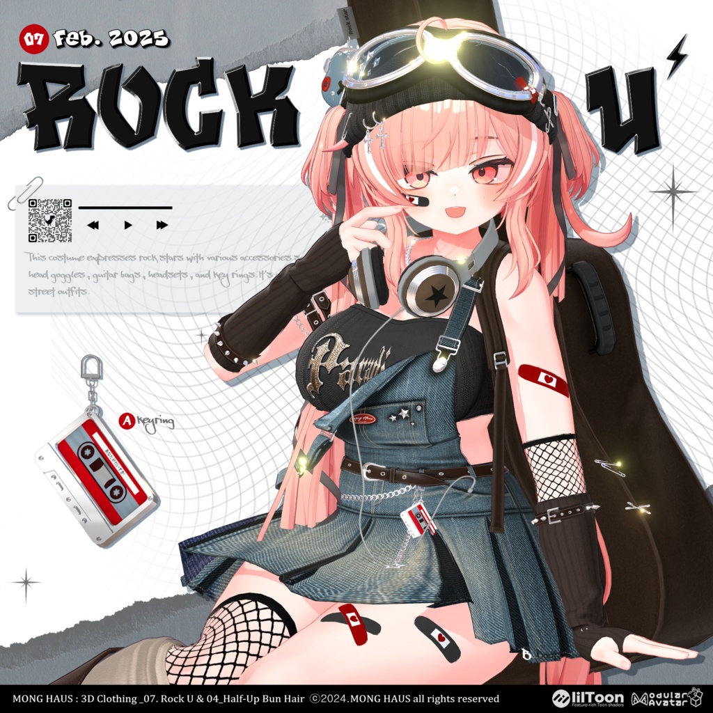 🔥SALE🔥【ICHIGO 「イチゴ」 対応】 MONGHAUS Clothing & Hair SET