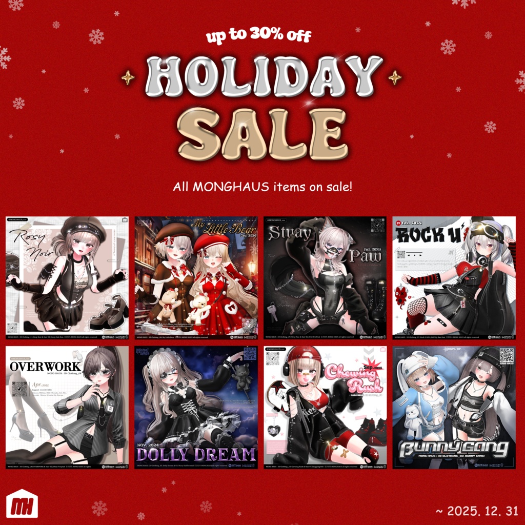 🎄 HOLIDAY SALE 🎄 【MONG HAUS】