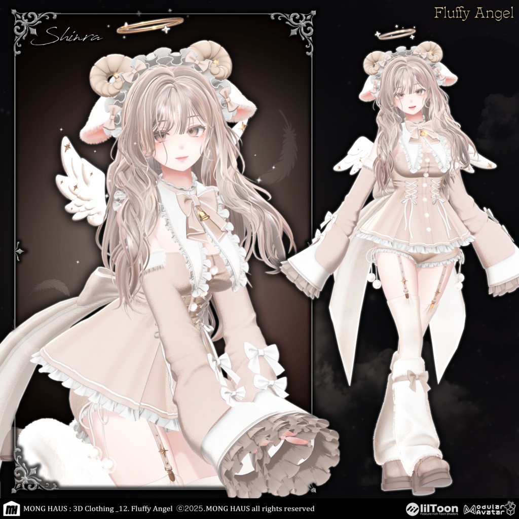 【15アバター対応】Fluffy Angel🪽