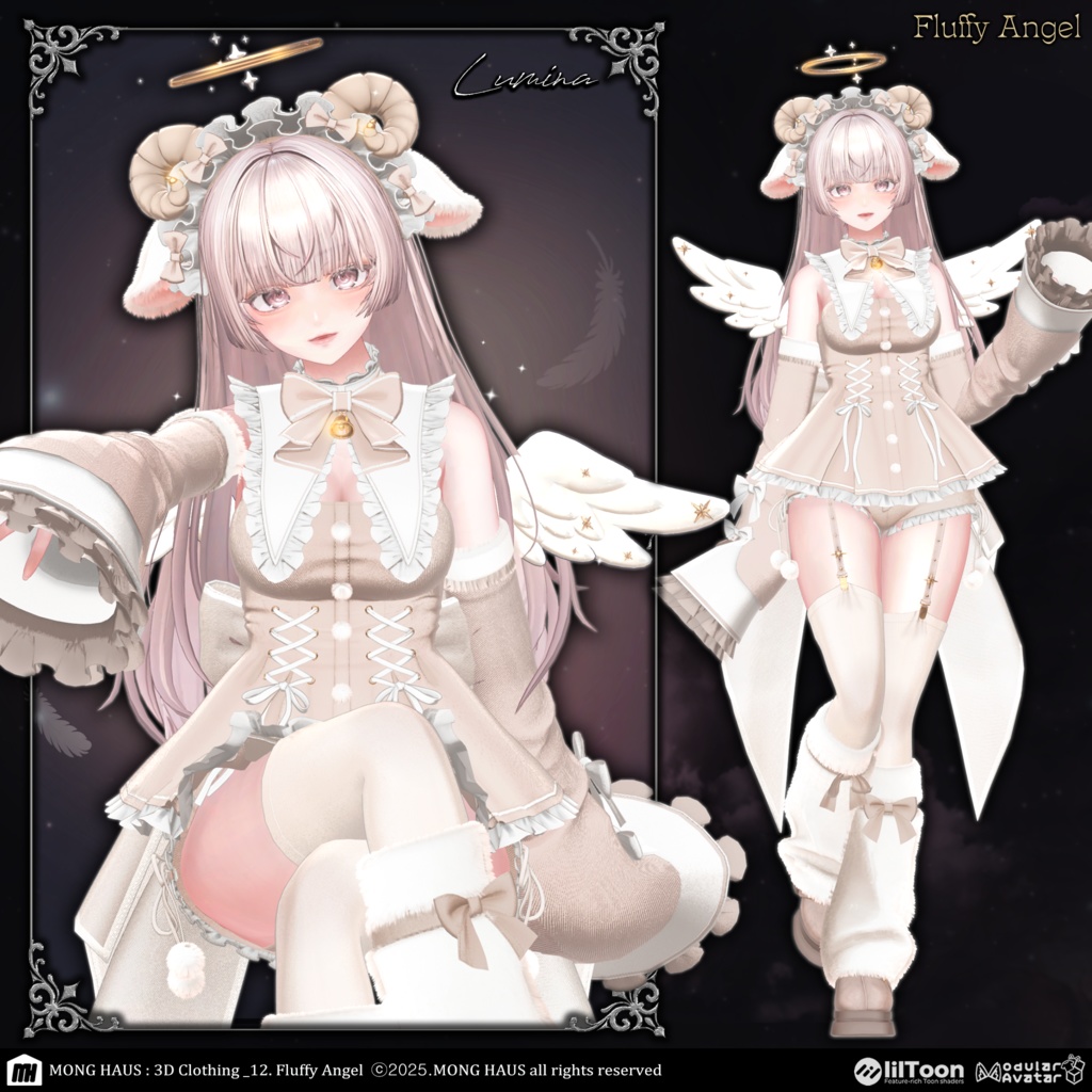 【15アバター対応】Fluffy Angel🪽