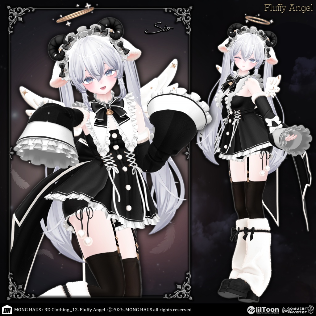 【15アバター対応】Fluffy Angel🪽