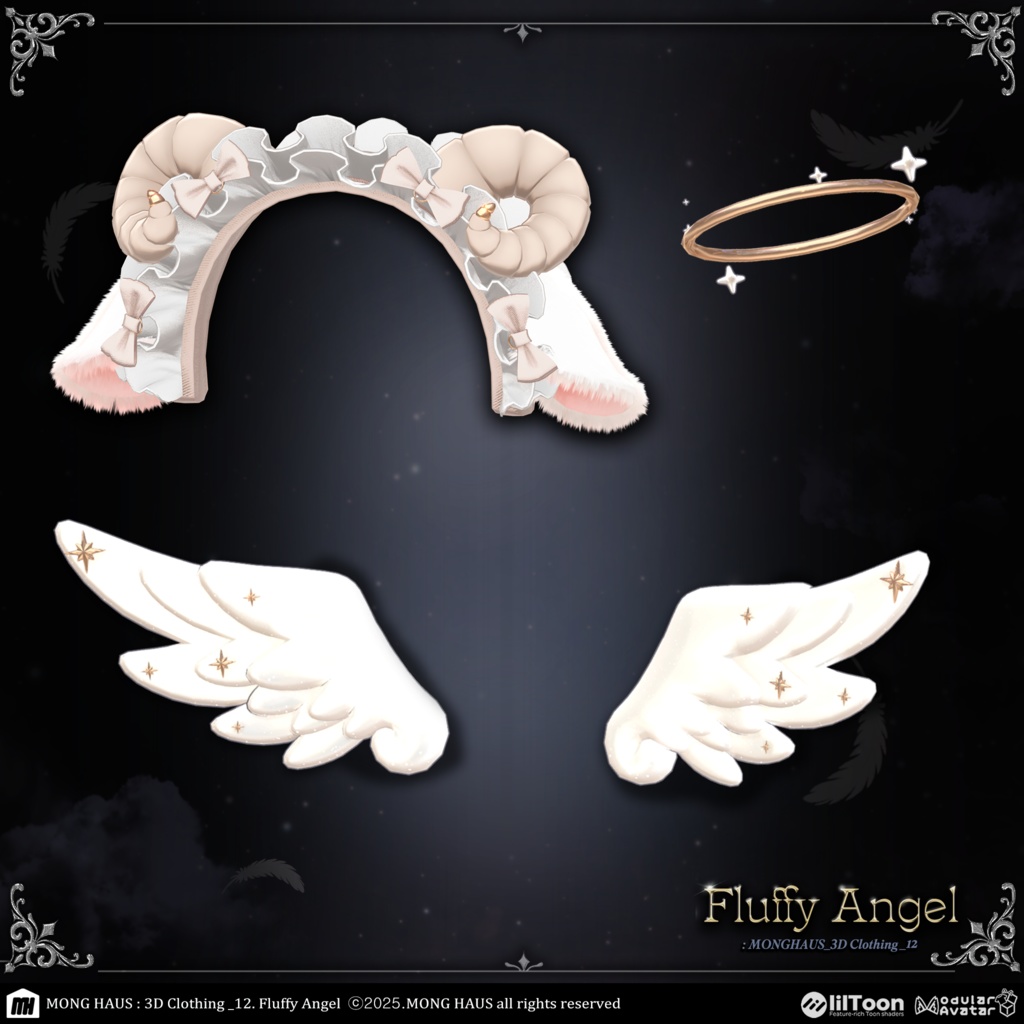 【15アバター対応】Fluffy Angel🪽