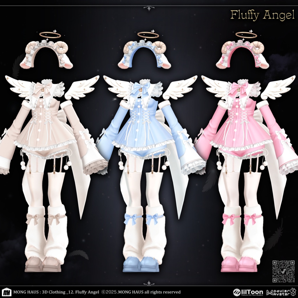 【15アバター対応】Fluffy Angel🪽