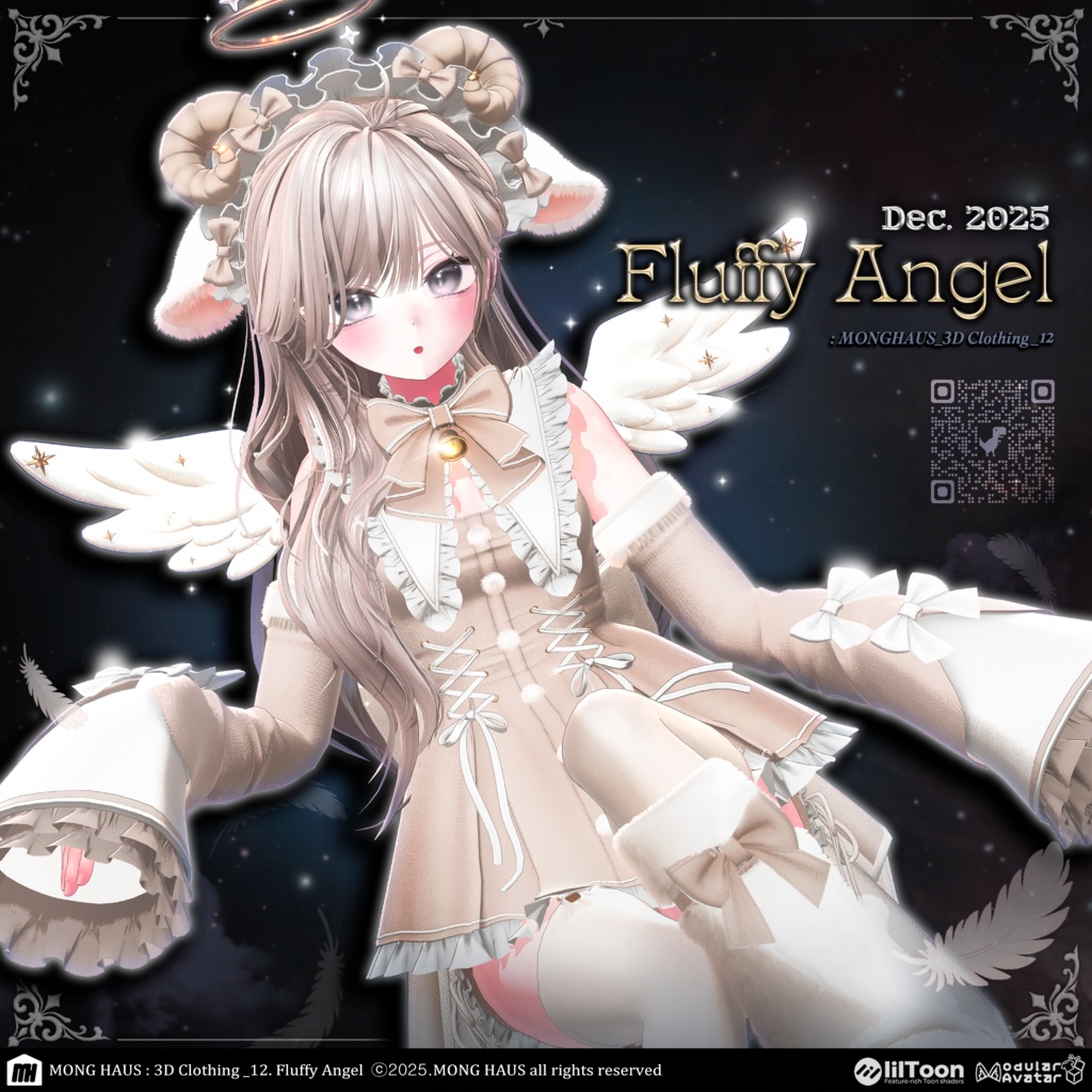 【15アバター対応】Fluffy Angel🪽