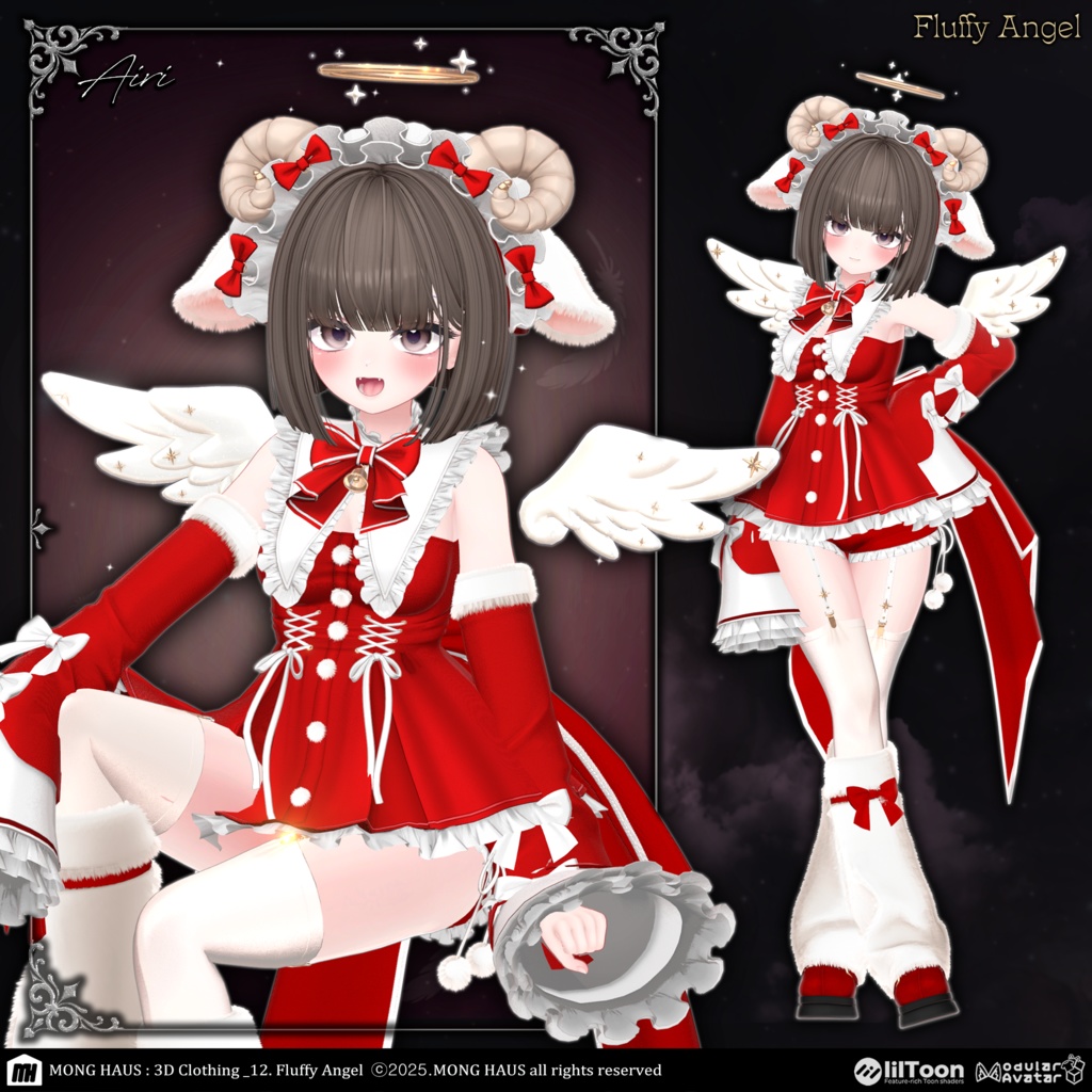 【15アバター対応】Fluffy Angel🪽