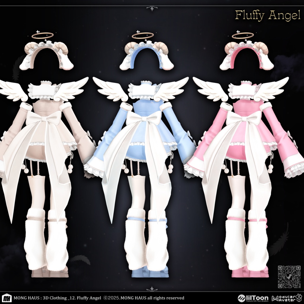 【15アバター対応】Fluffy Angel🪽