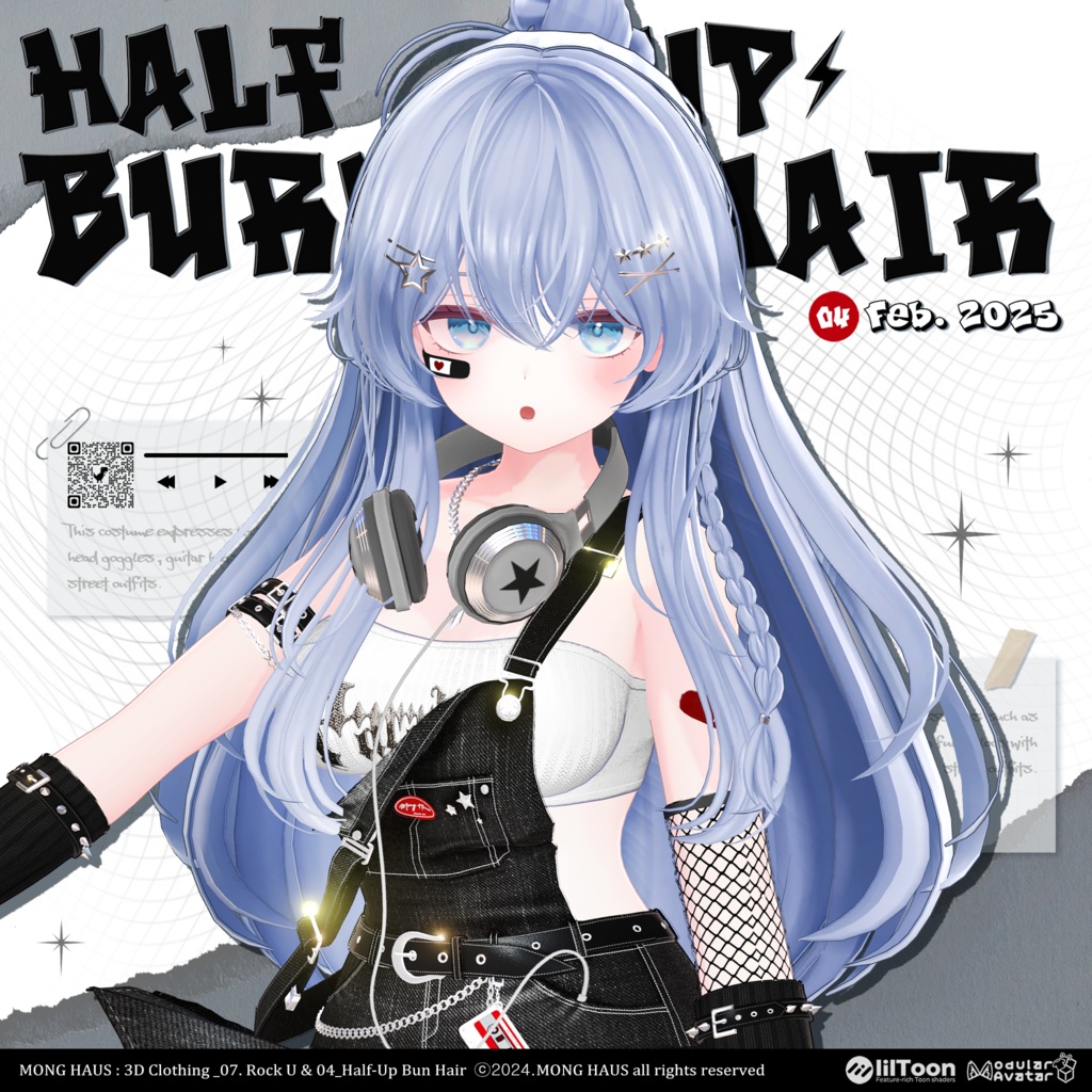 【RAMUNE「ラムネ」 対応】 MONGHAUS Clothing & Hair SET