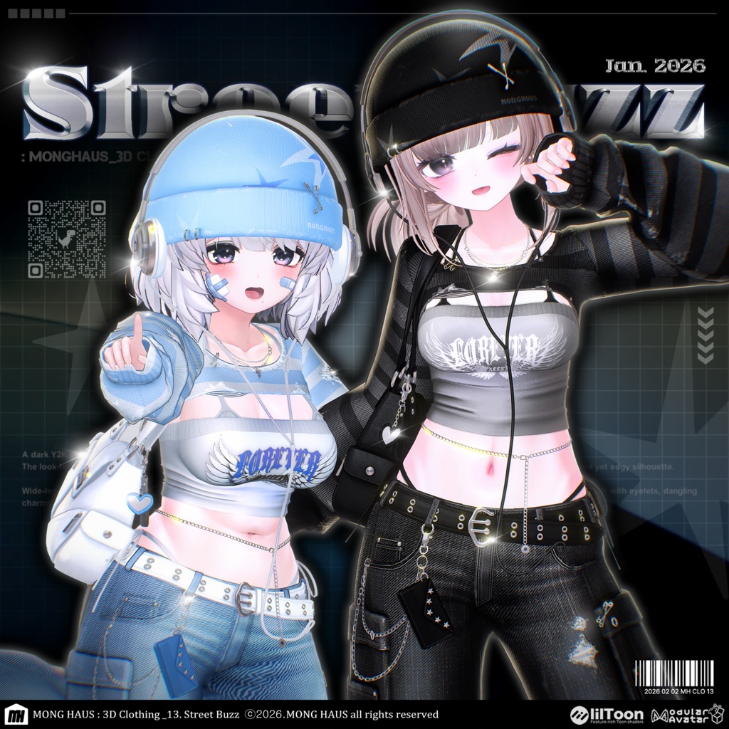 【13アバター対応】Street Buzz🎧