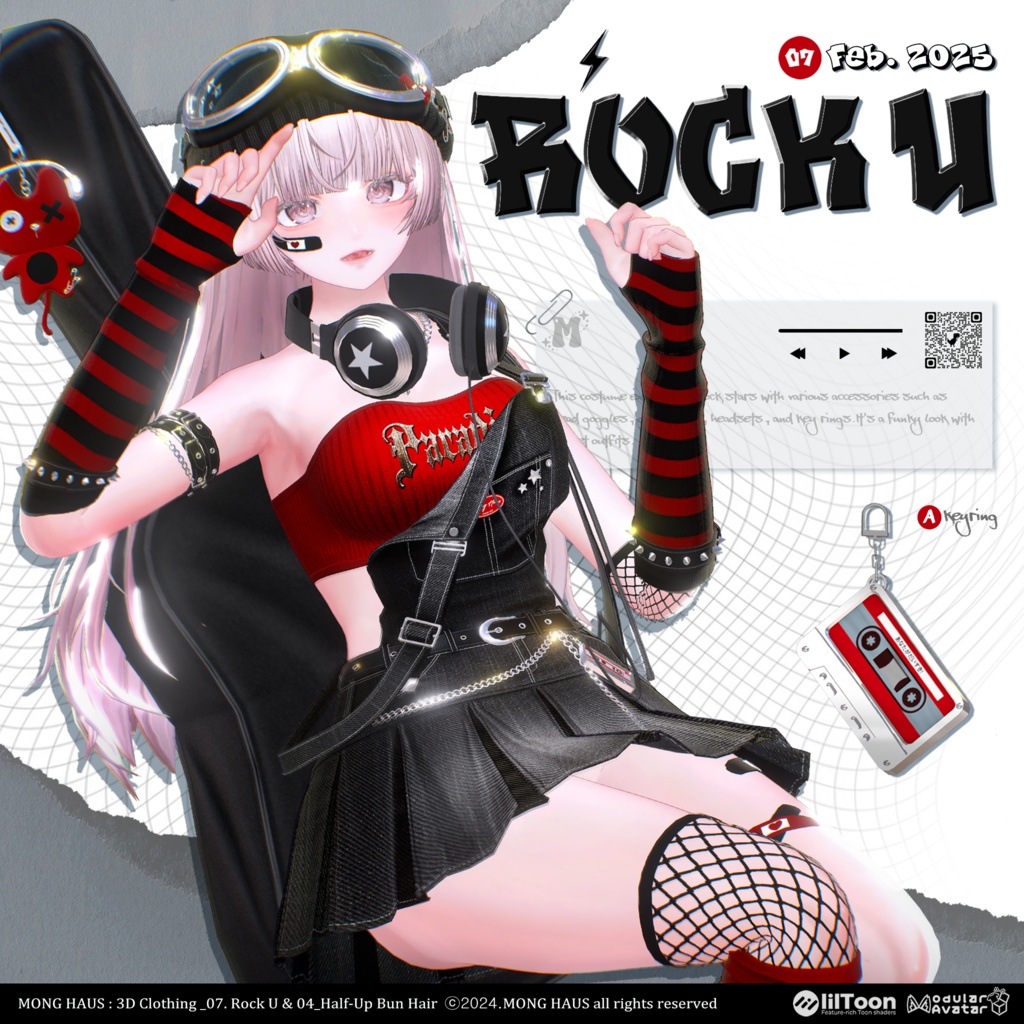 🔥SALE🔥【LUMINA 「ルミナ」 対応】 MONGHAUS Clothing & Hair SET