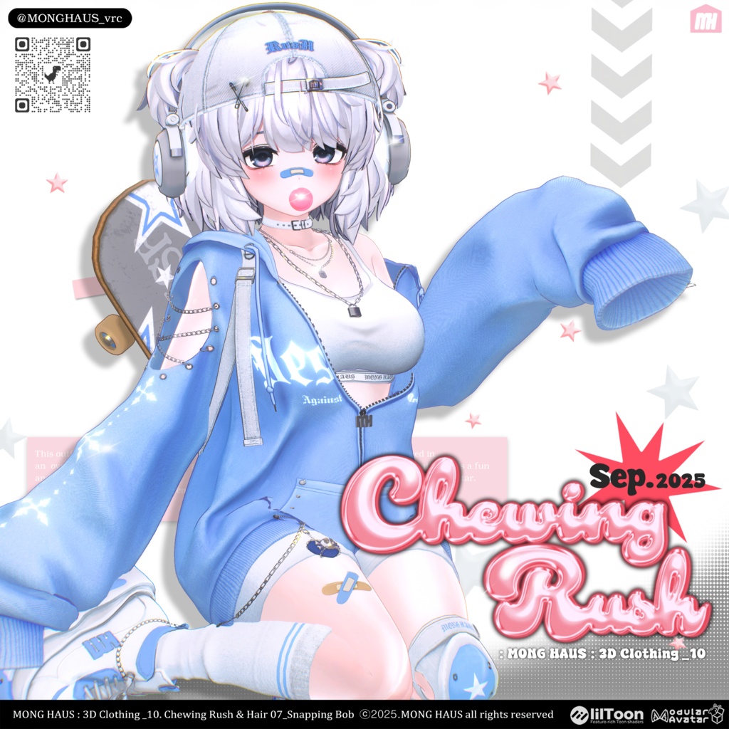 🔥SALE🔥【 KUMALY 「クマリ」 対応】 MONGHAUS Clothing & Hair SET