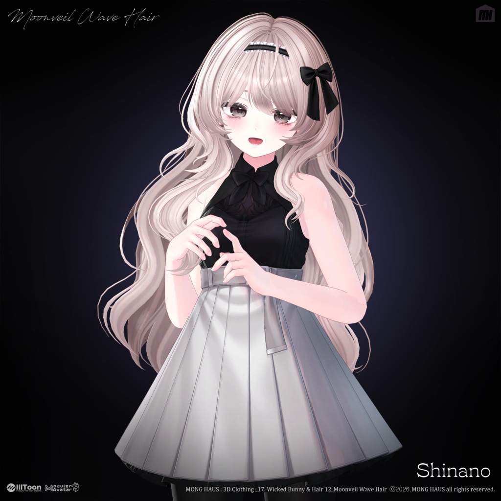 🔥SALE🔥【21 Avatars】 Moonveil Wave Hair☠️